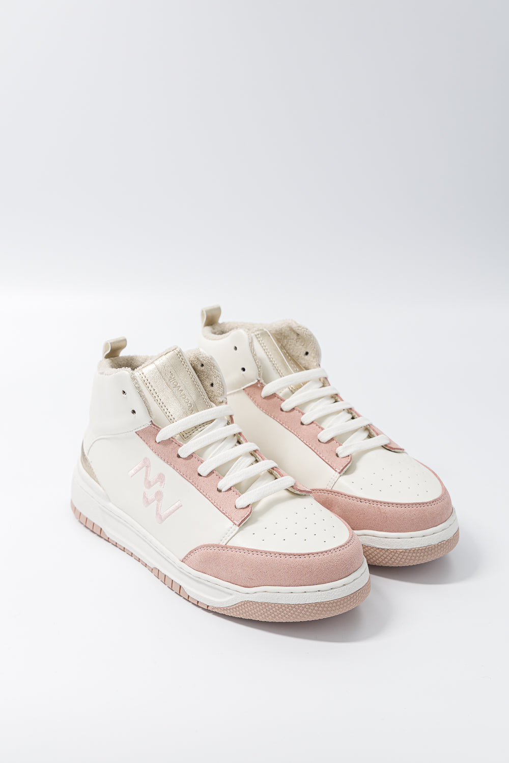 Baskets vegan French Touch Vanilla Rose - vue de biais