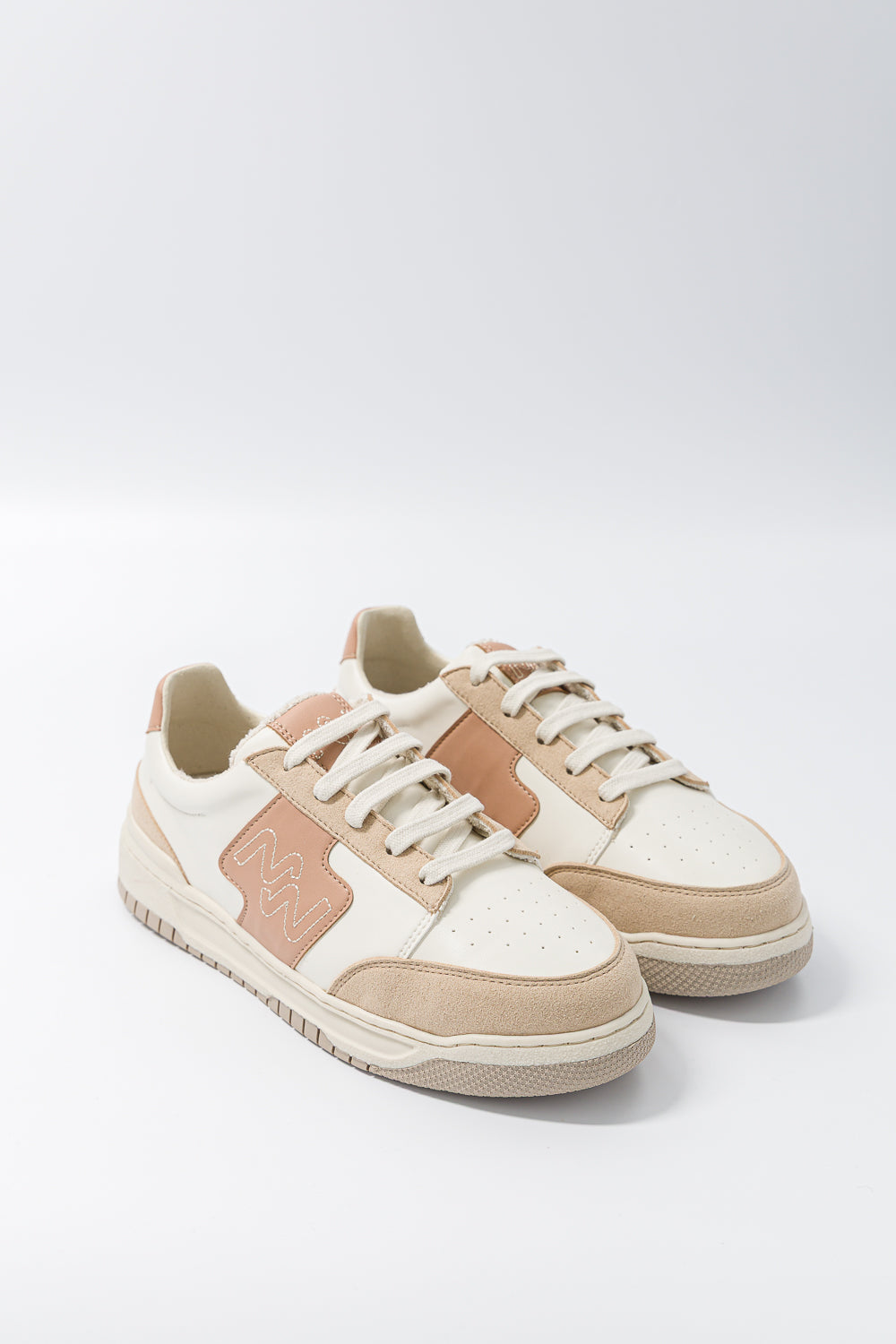 Baskets vegan Dream Big Café Latte en beige et moka pour un style vintage