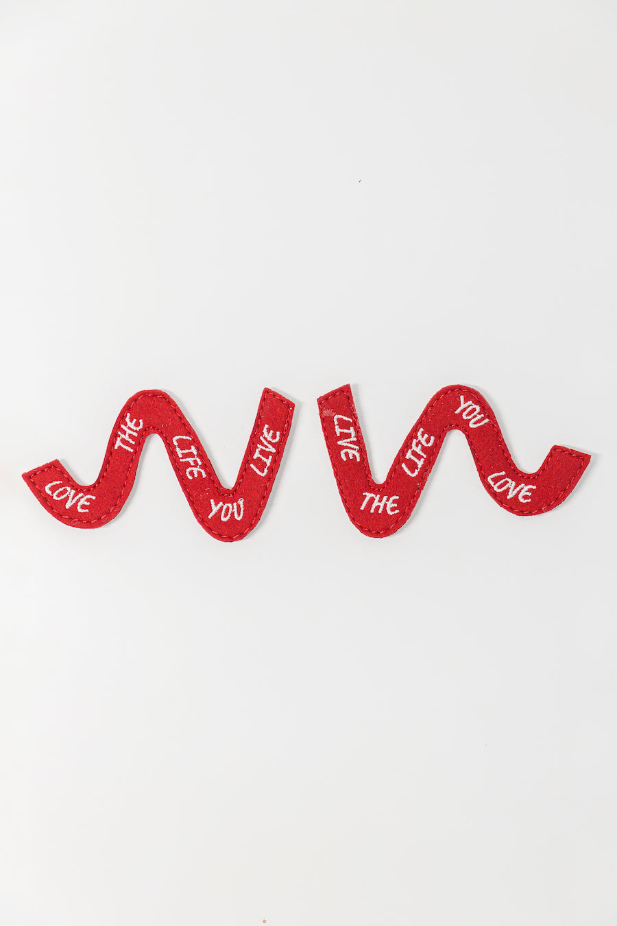 Straps personnalisées rouges pour baskets à scratch