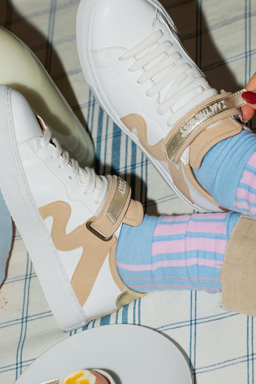 straps-master-mind-dore-pour-baskets-vegan - Mood Walk