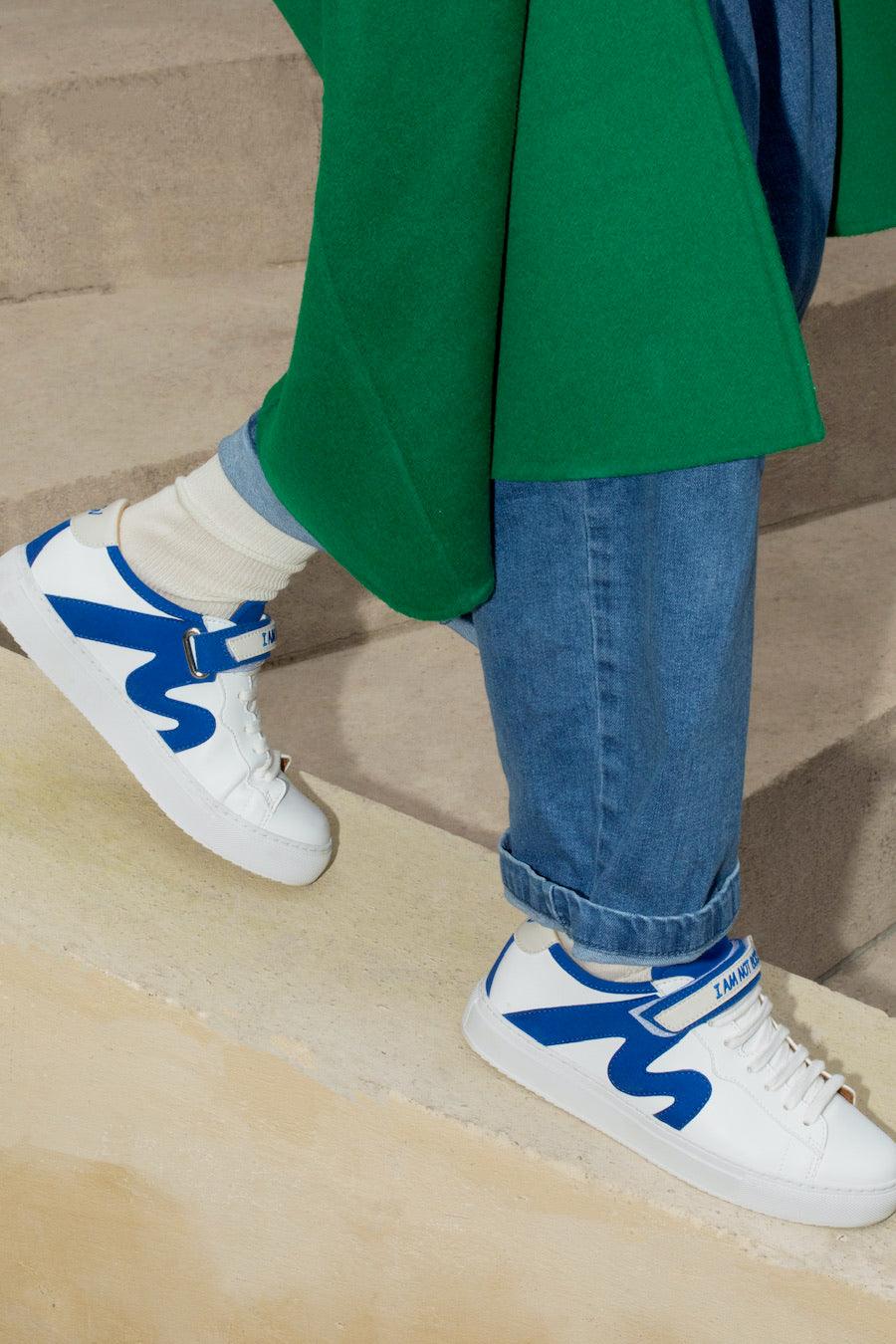 Sneakers tendances à scratch Master Mind cobalt