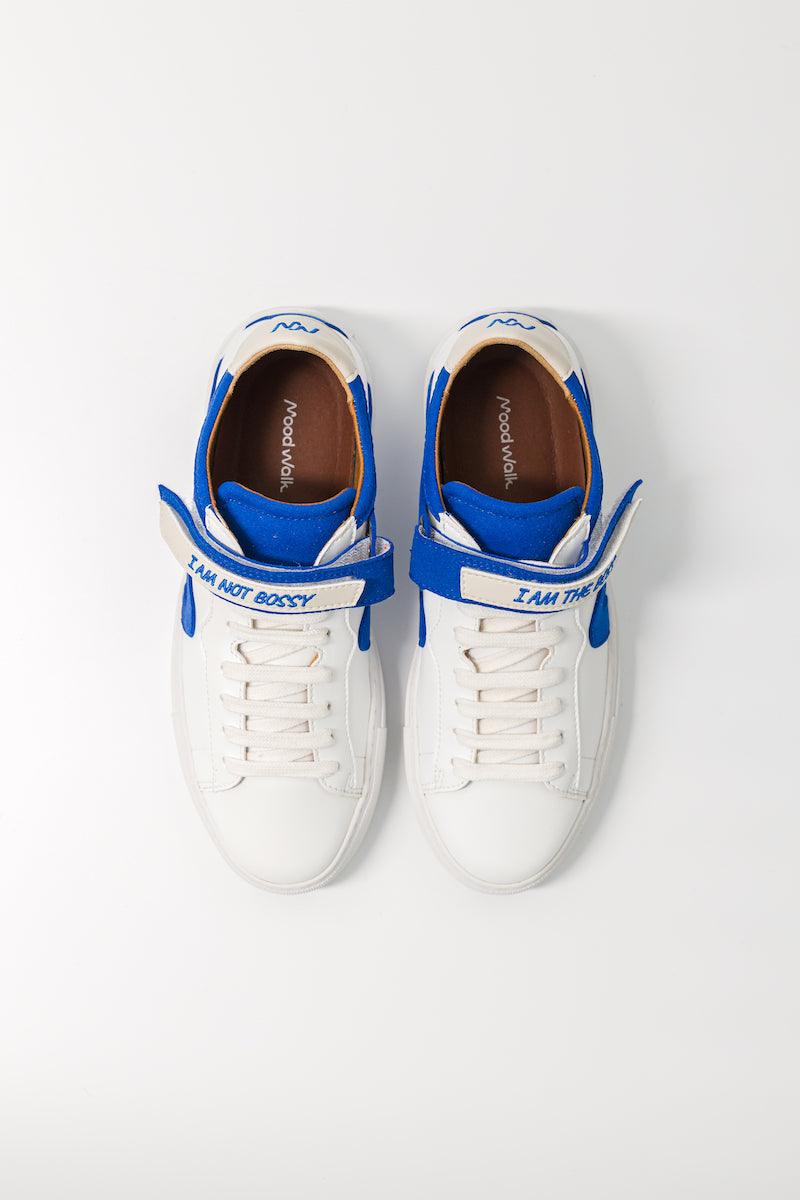 Baskets personnalisées à scratch Master Mind cobalt