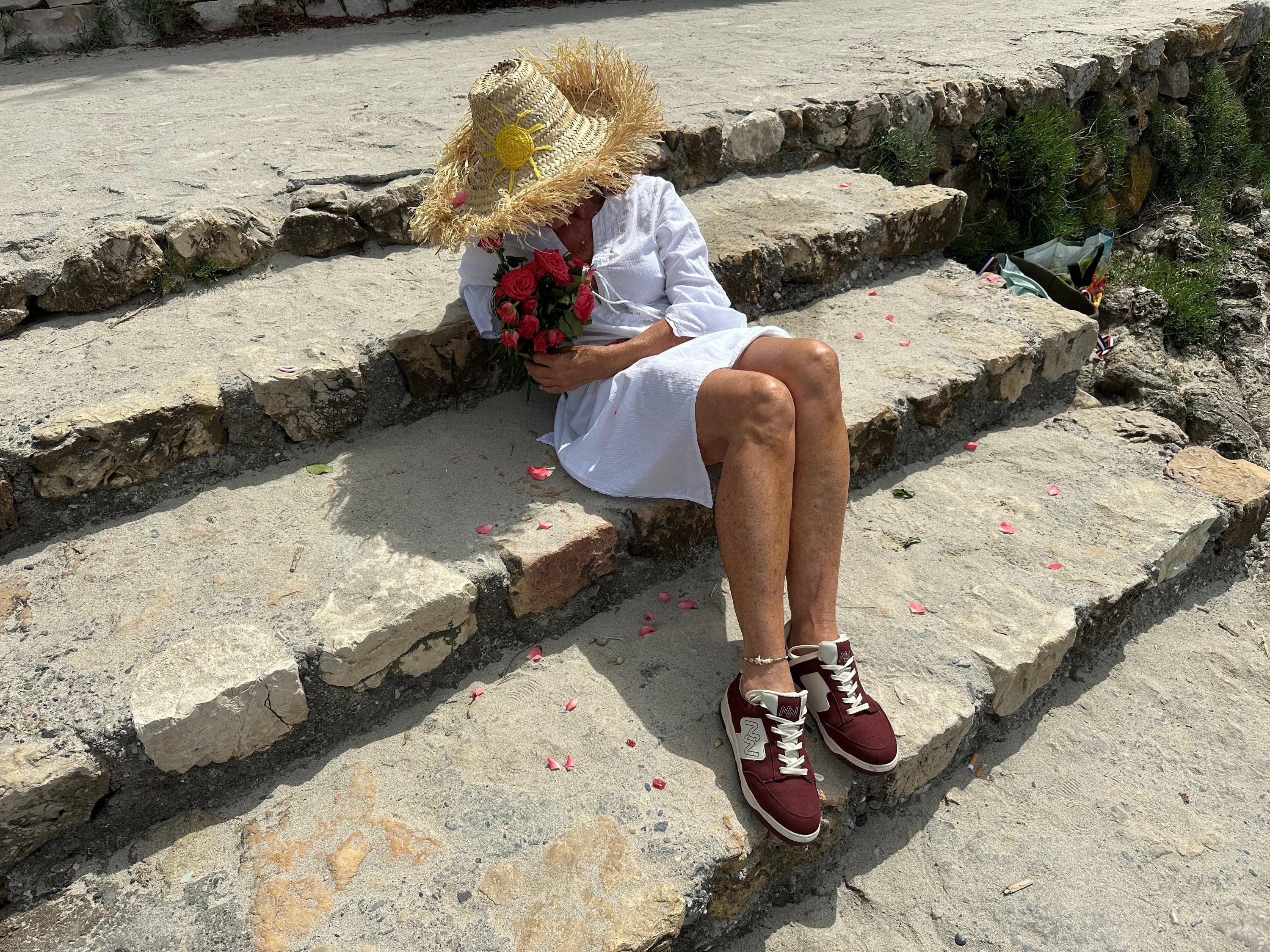 Baskets vegan bordeaux