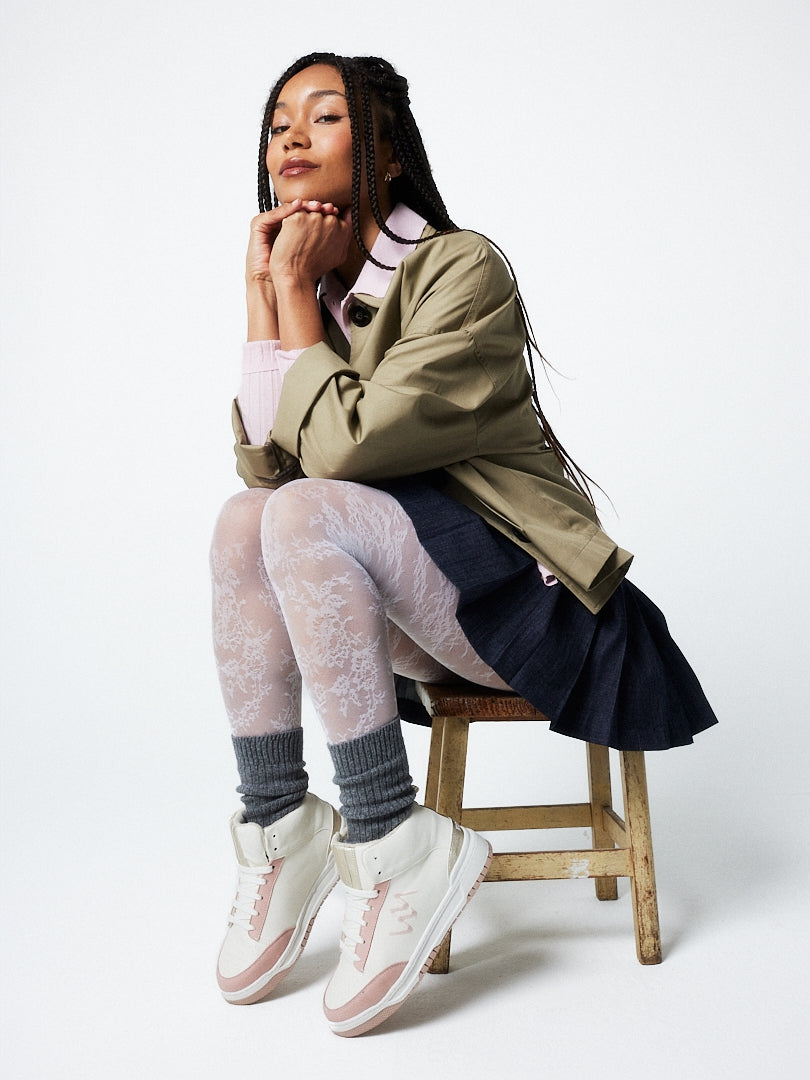 Baskets montantes vegan chics