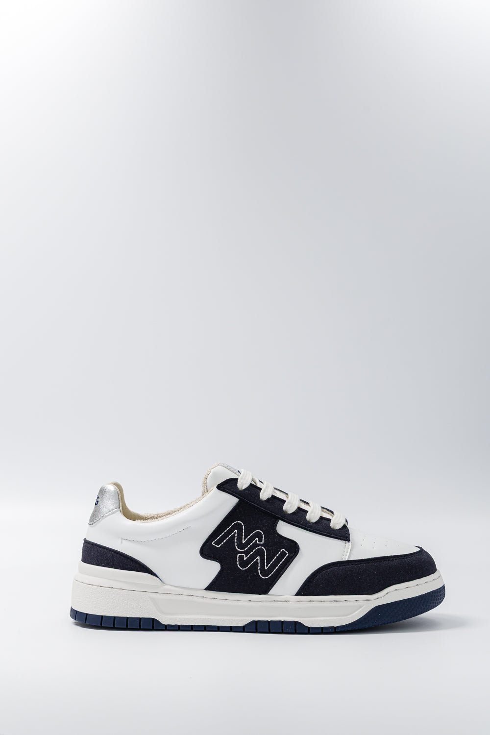 Baskets vintage Dream Big Silver Navy – vue latérale